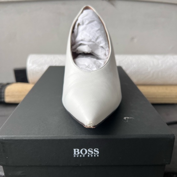 HUGO BOSS JANE PUMPS WHITE 8.5 - Picture 9 of 13